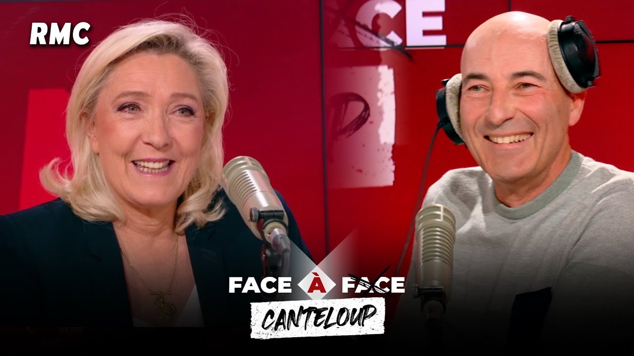 Marine Le Pen face à Nicolas Canteloup