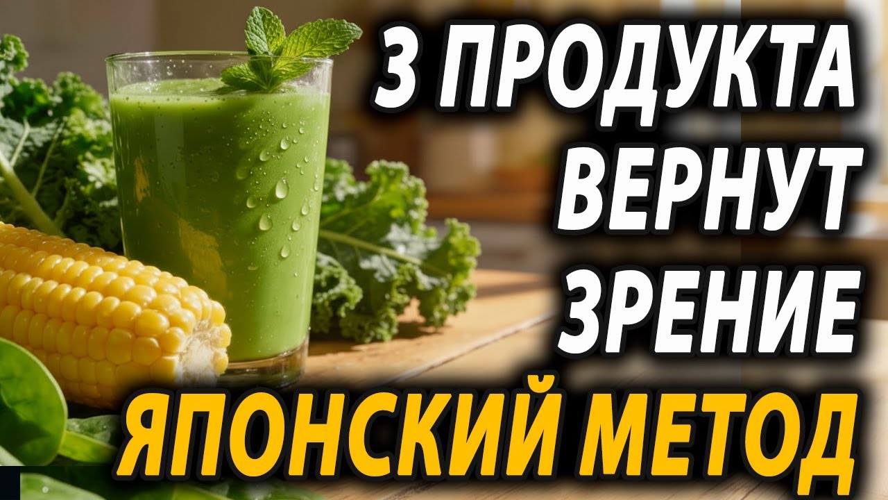 ОКУЛИСТЫ РАЗОРЯТСЯ! Эти 3 простых продукта восстановят зрение даже в 70 лет. Японский метод