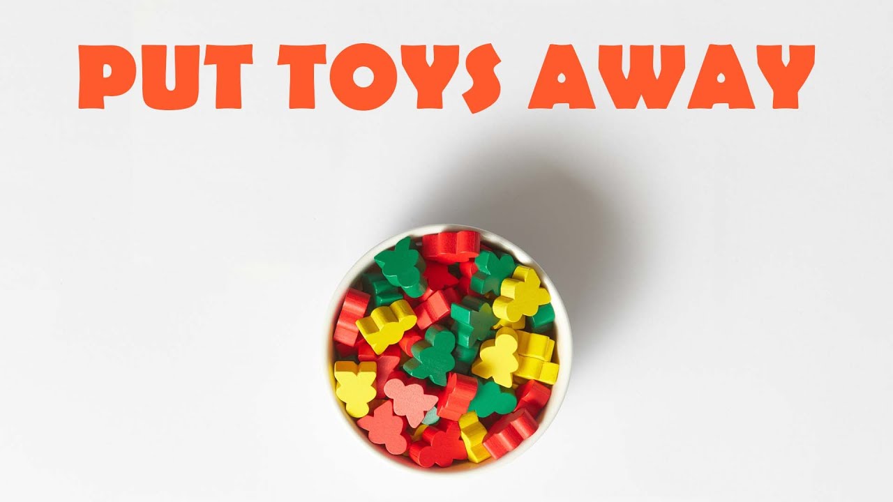 How to teach a child to put toys away