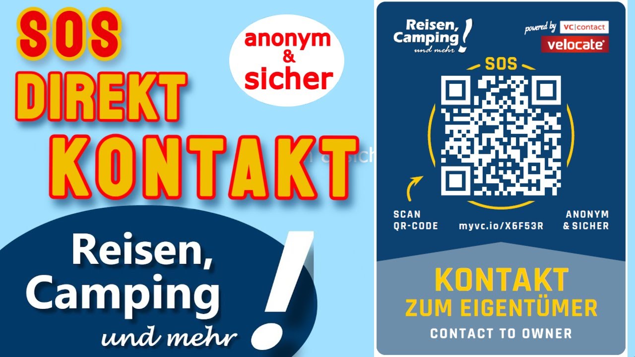 SOS Direkt Kontakt - anonym & sicher | NEU | powered by velocate
