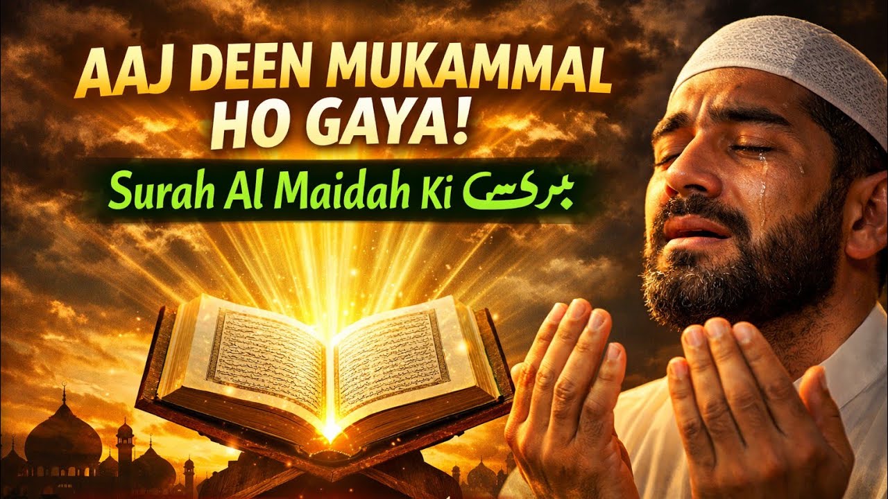 Surah Al Maidah Ki Barkat | Nazool Ka Waqia | Dil Ko Chu Lene Wali Sabaq Amoz Urdu Kahani