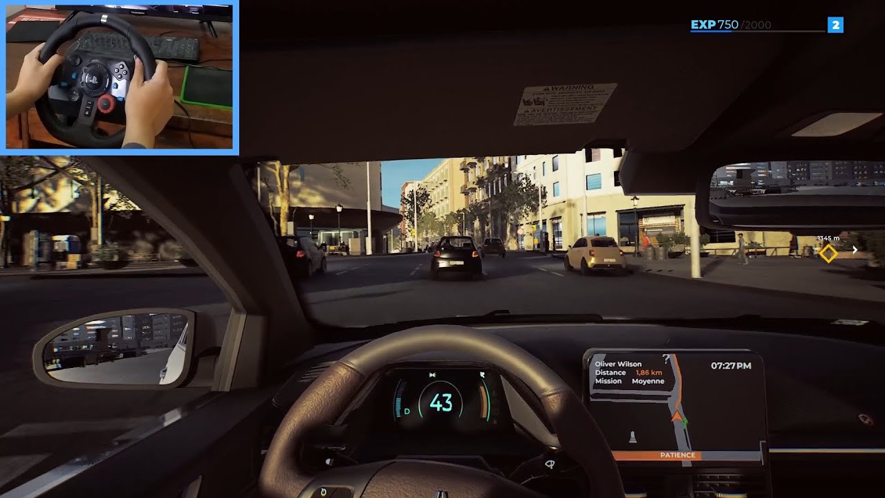 TAXI LIFE : A City Driving Simulator I Logitech G29 I Gameplay part 2