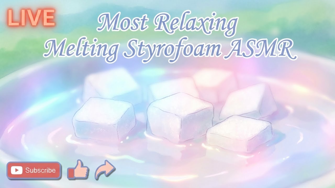 Most Relaxing Melting Styrofoam ASMR