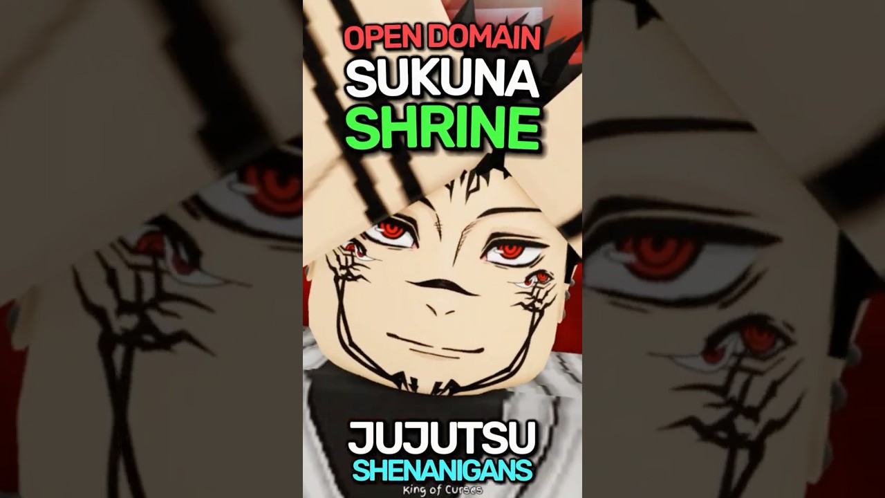 JJS NEW SUKUNA OPEN DOMAIN EXPANSION #jujutsushenanigans #jjs #roblox #shenanigans #jjk #anime