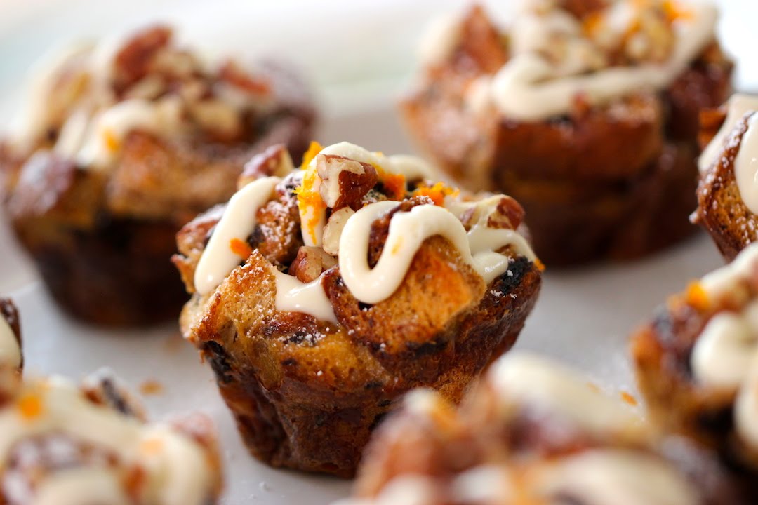 Beth's Cinnamon Bun Breakfast Puddings | ENTERTAINING WITH BETH