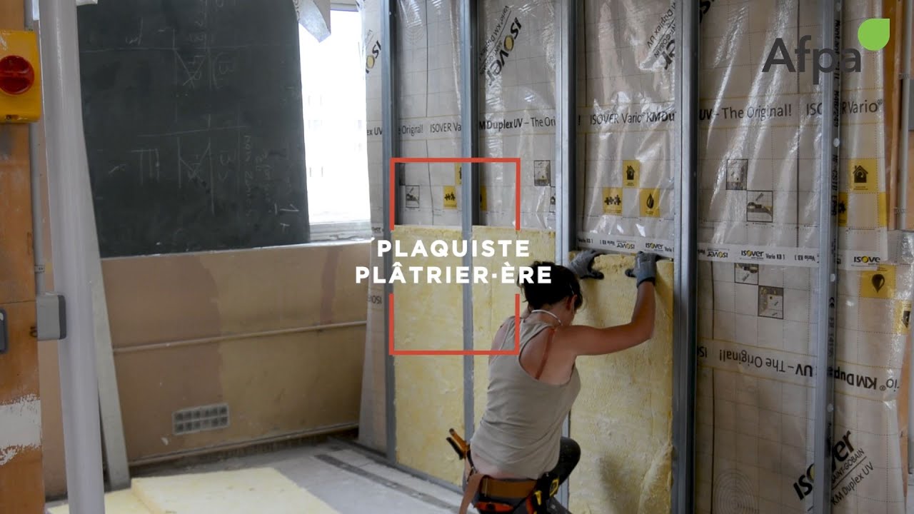 Formation plaquiste pl&acirc;trier&middot;&egrave;re &agrave; l'Afpa