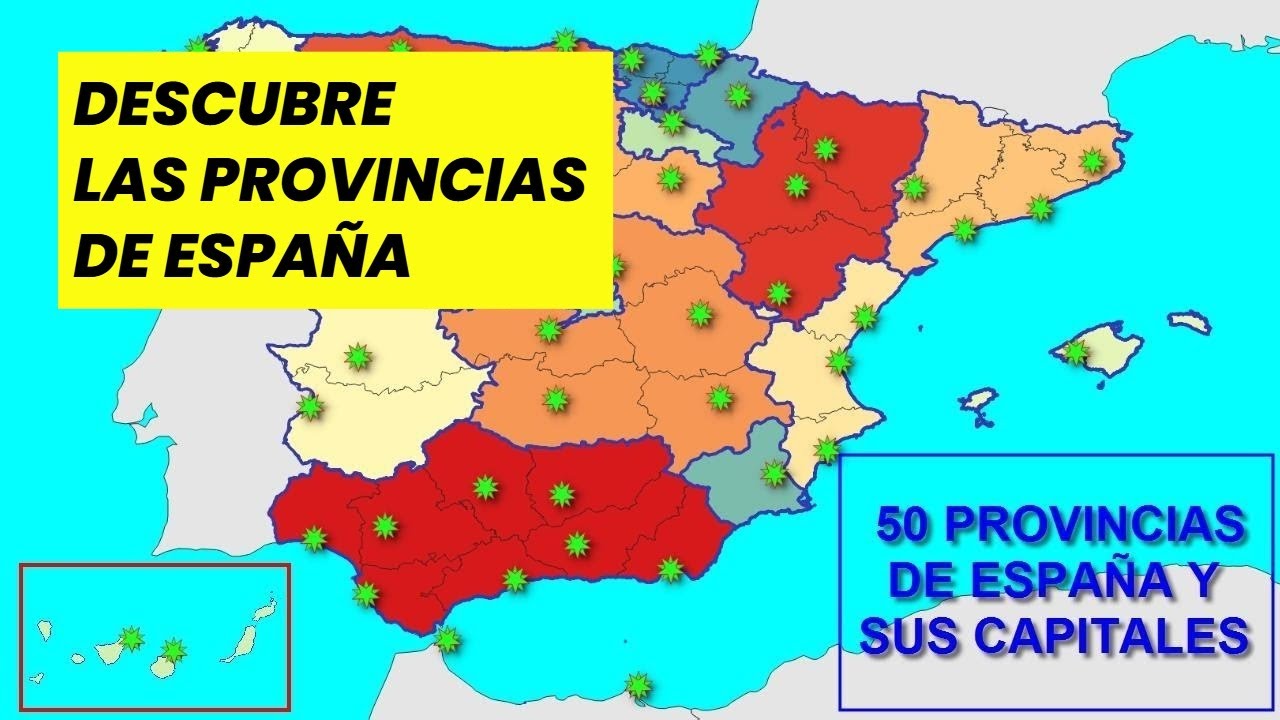 ¿Sabes DÓNDE ESTÁN las PROVINCIAS de ESPAÑA?