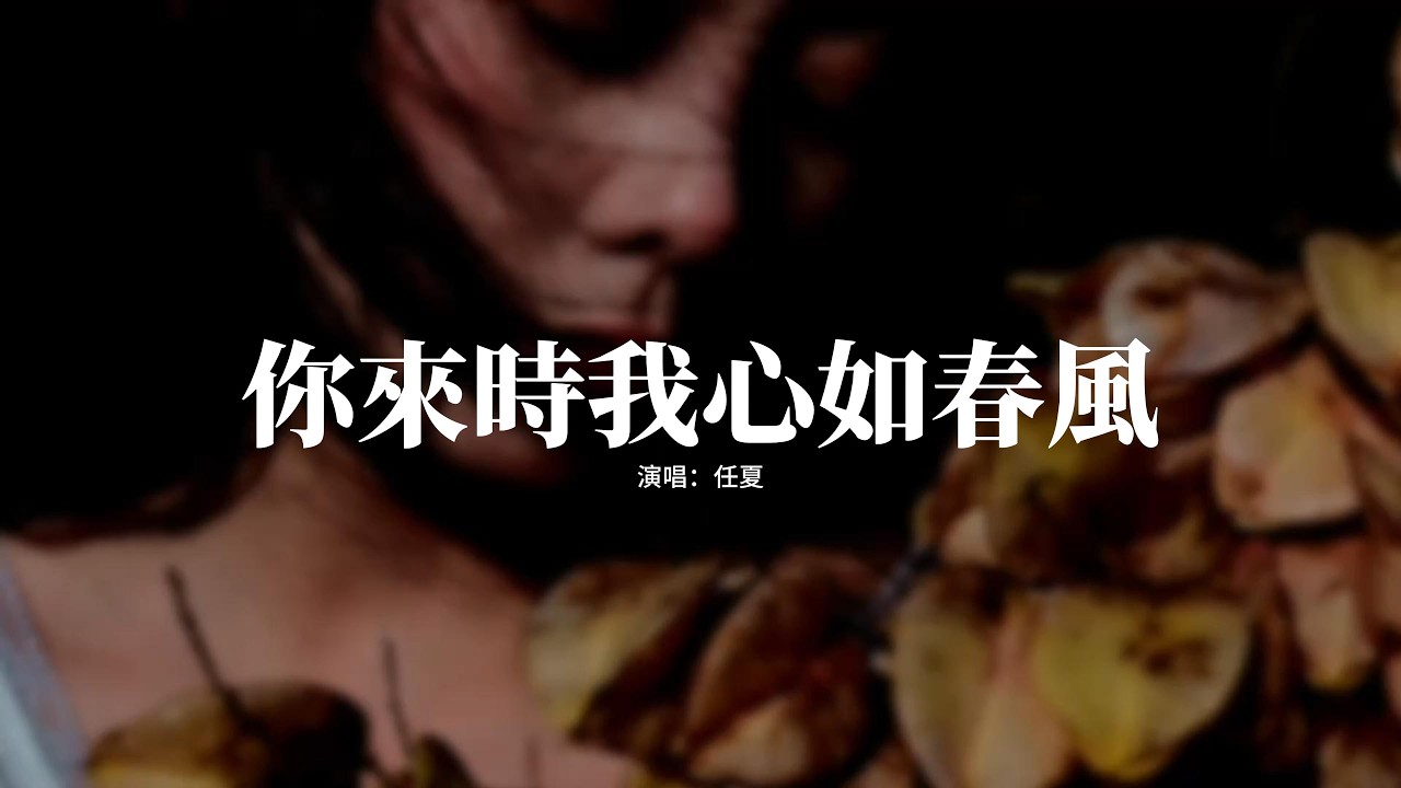 任夏 - 你來時我心如春風『你來時我心如春風，你走時我心似冰封，我們只是短暫走一程，我卻一生困在回憶中。』【動態歌詞MV】
