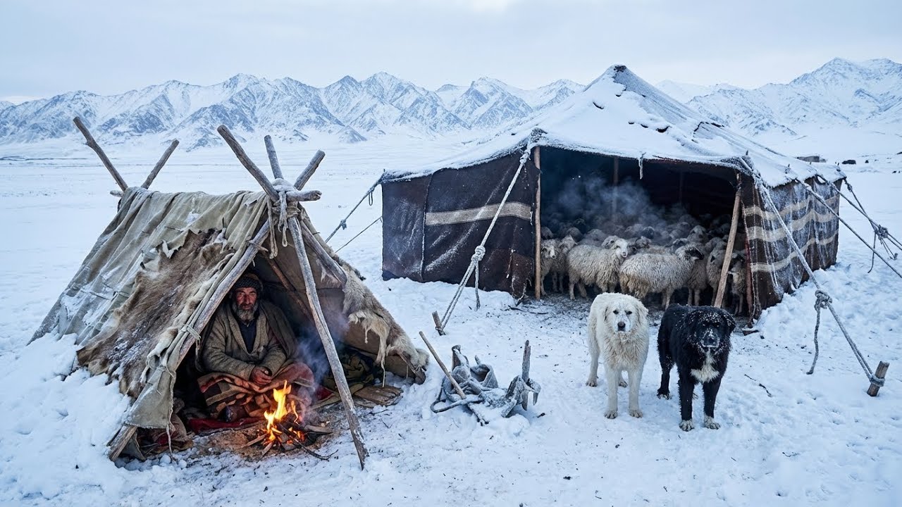 Surviving the Harshest Winter in Afghanistan | Life of a Shepherd in −40°C Wilderness