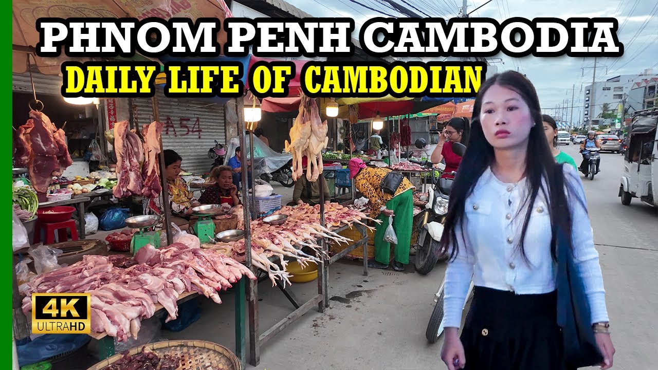 Cambodia 2025: Life in Cambodia 2025 | Phnom Penh City 2025 [4k]