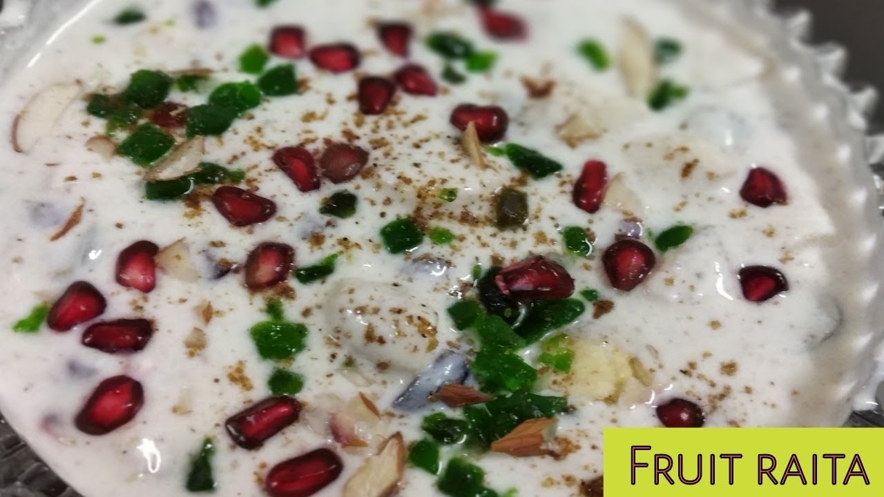 Fruit raita | 5 मिनट मे बनाएं tasty fruit raita | how to make mixed fruit raita| yummy fruit raita