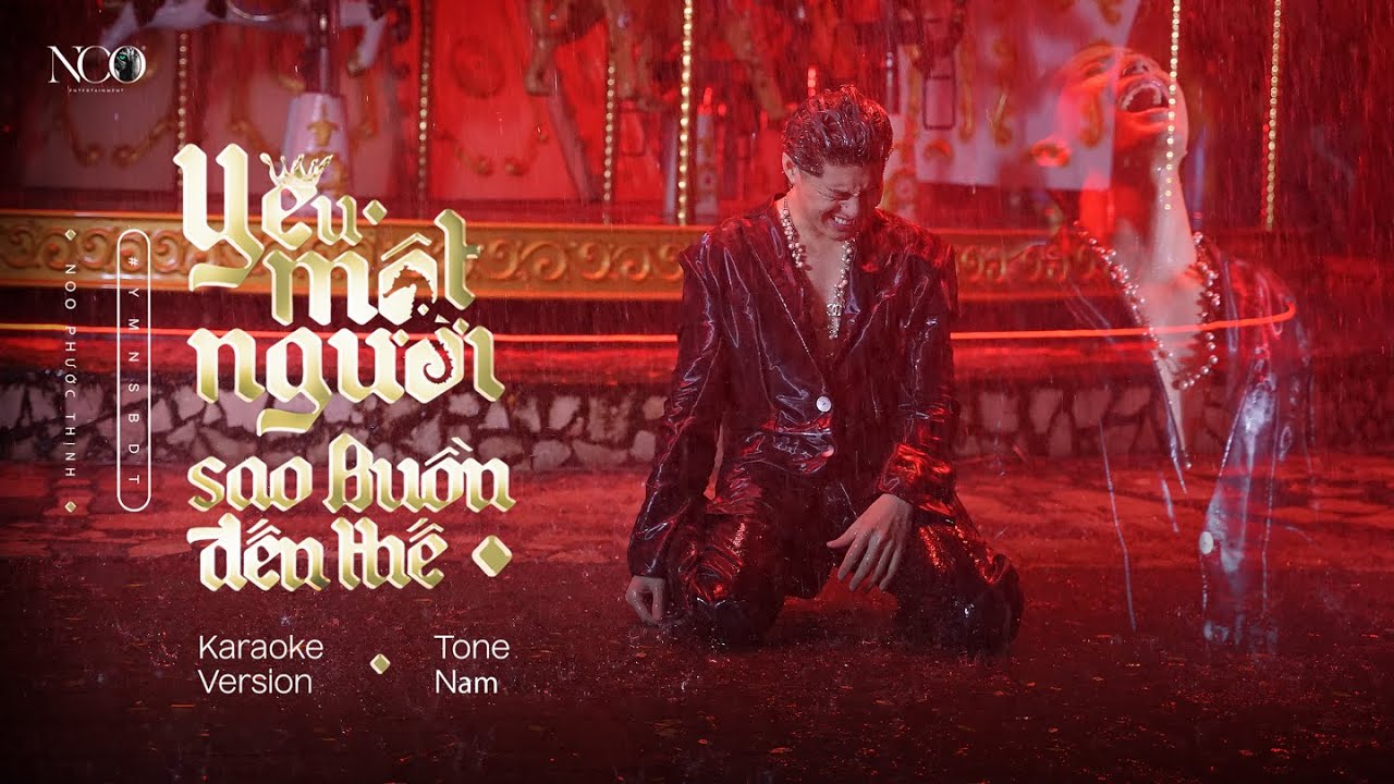 KARAOKE TONE NAM | Yêu Một Người Sao Buồn Đến Thế | NOO PHƯỚC THỊNH