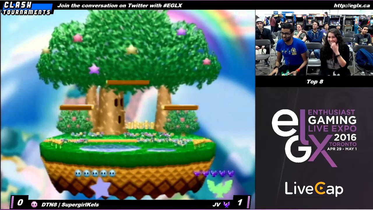 EGLX - JV vs SuperGirlKels - Smash 64