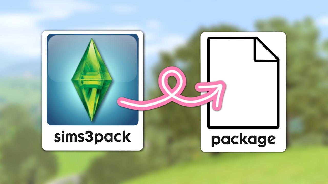Как преобразовать sims3pack в package (новый метод!)