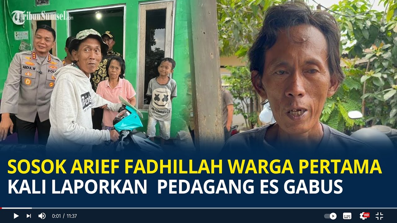 Sosok Arief Fadhillah Warga yang Pertama Kali Laporkan Suderajat Pedagang Es Gabus Tuduh Pakai Spons