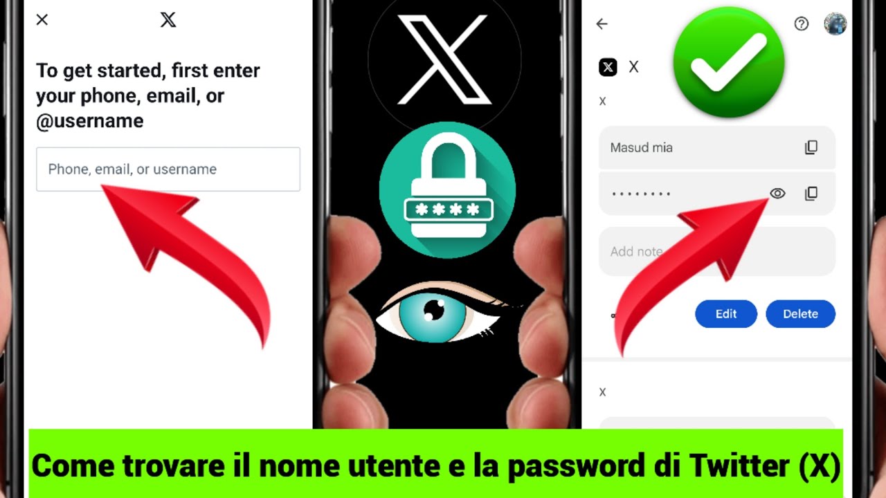 Come trovare il nome utente e la password di Twitter (X) Recupera | Il tuo nome utente e password