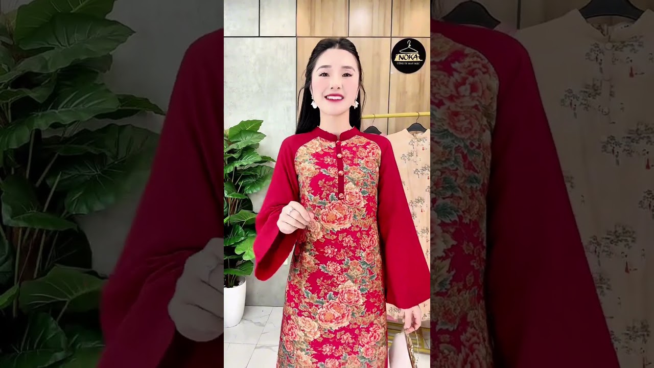 Mã AD664 - Mẫu áo dài thiết kế mới nhất năm 2026 - liên hệt đặt hàng: ☎ 0868662126