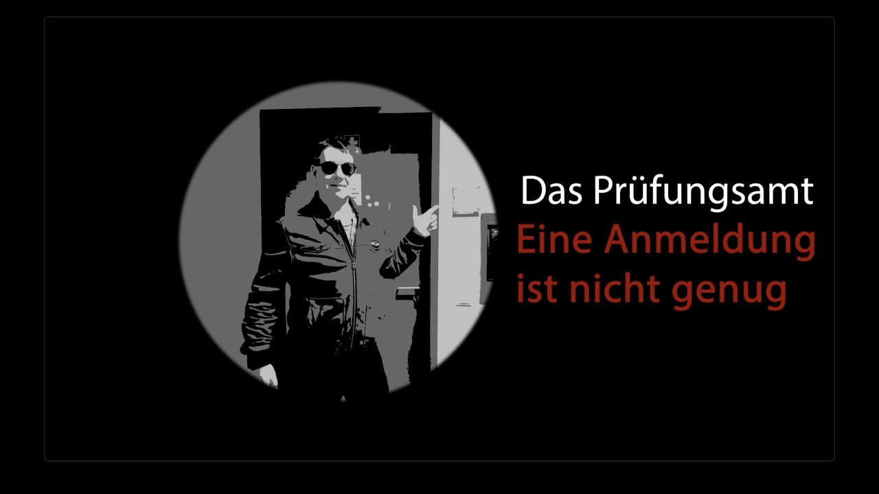 AMI prepared - Das Prüfungsamt - Eine Anmeldung ist nicht genug