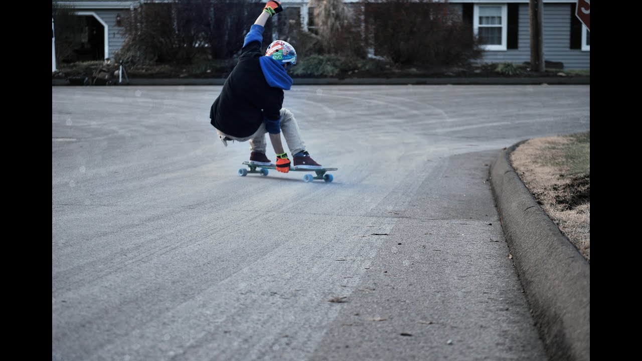 CleanCore Winter Sesh || LONGBOARDING