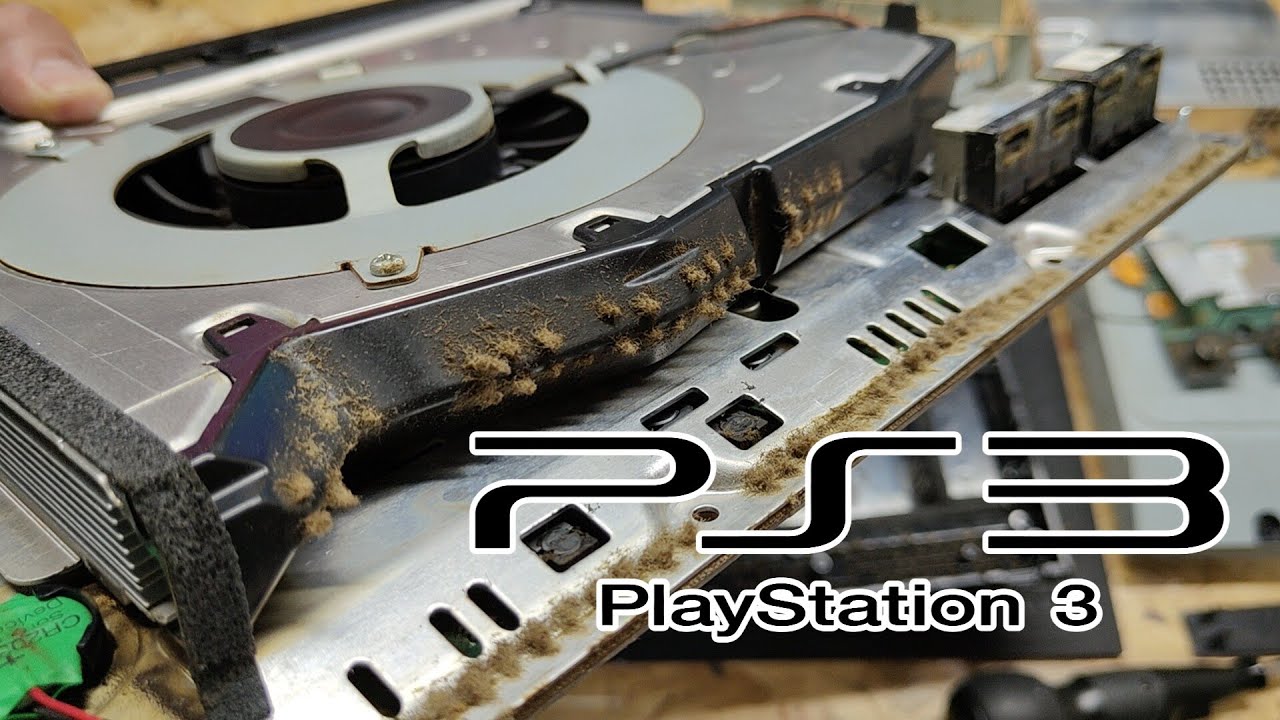 【PlayStation3 CECHA00】タバコのヤニを吸った茶色いホコリ汚れ よくあるジャンクをメンテナンス #軽度のYLOD #シャットダウンRLOD #DVD読み込み不良 #asmr