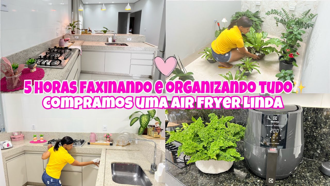 FAXINA PESADA 5 HORAS FAXINANDO TUDO + CHEGOU O QUE TANTO QUERIA |COMPRINHAS PARA O LAR