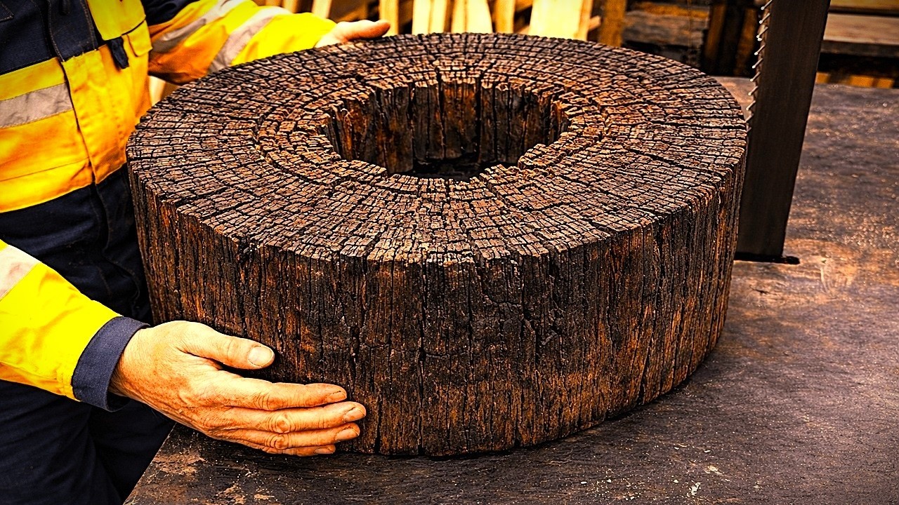 Epoxy Magic – Transforming Decaying Logs Into Display Works Of Art.