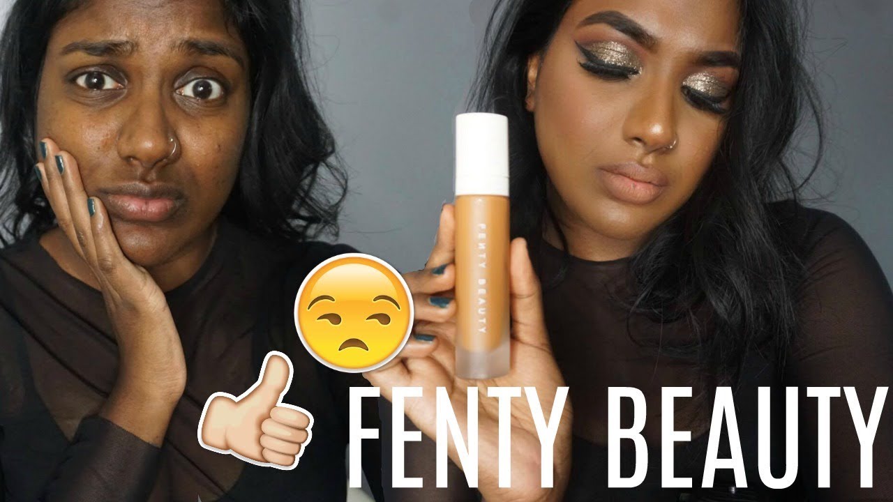 FENTY BEAUTY FOUNDATION FIRST IMPRESSION + DEMO + WEAR TEST