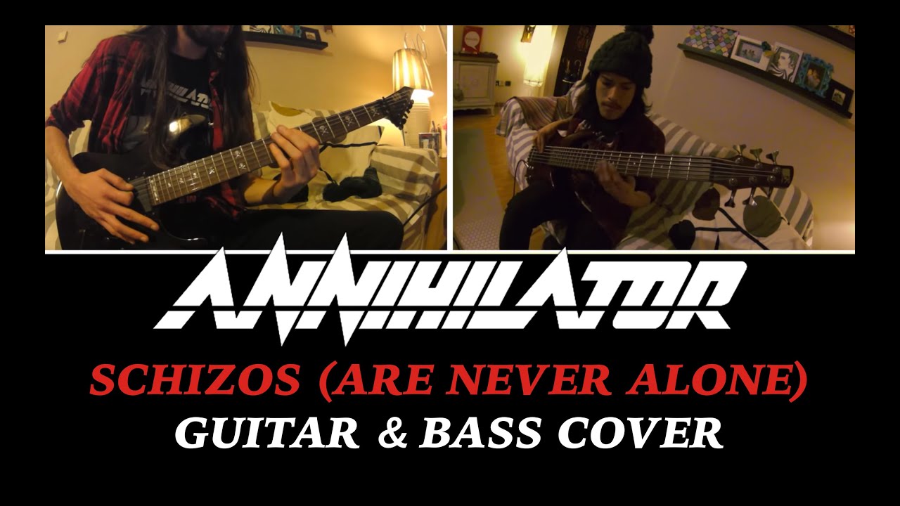 ANNIHILATOR - Schizos (are never alone) GUITAR & BASS COVER
