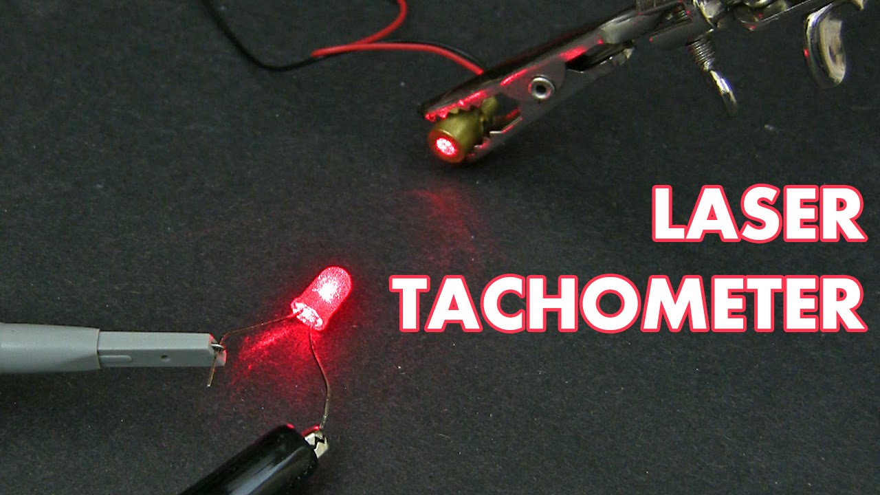 How to build a simple laser tachometer