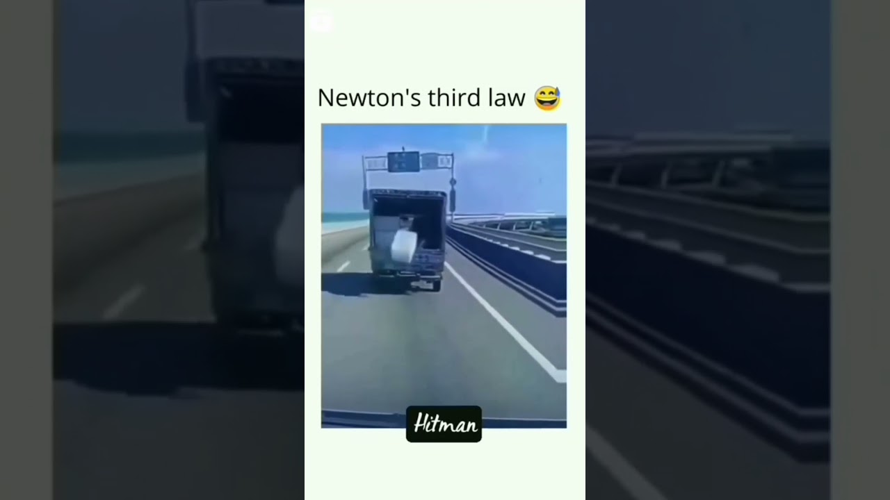 Newton's third law😂😂