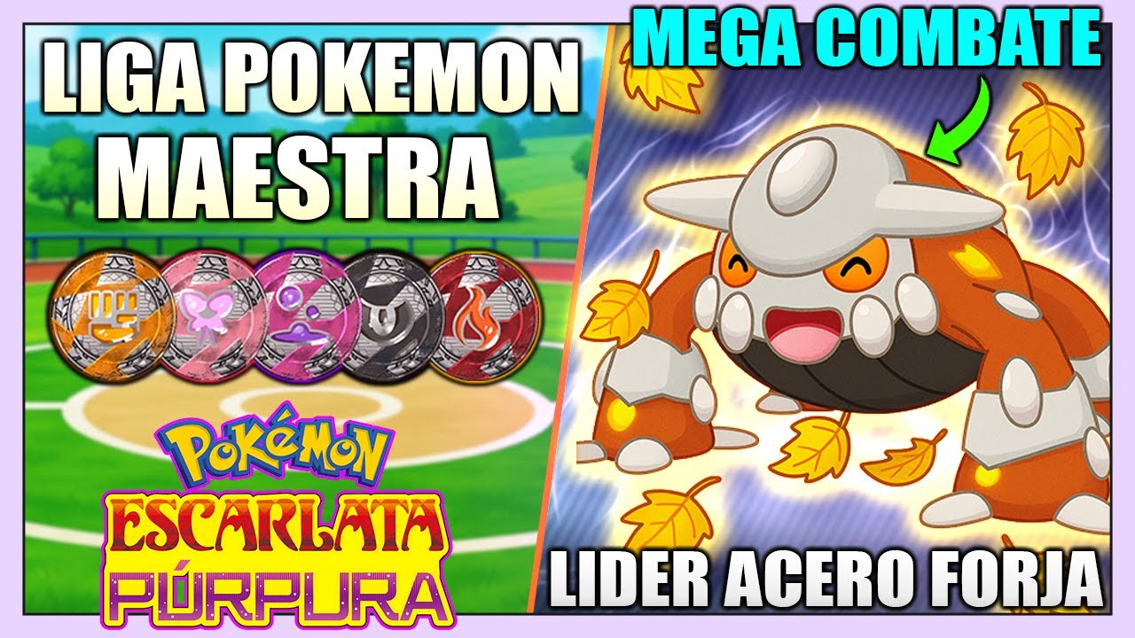 2 PROS POK&Eacute;MON JUGANDO el MEJOR COMBATE en la MEJOR LIGA POK&Eacute;MON! L&Iacute;DER ACERO FORJA vs ROMAN
