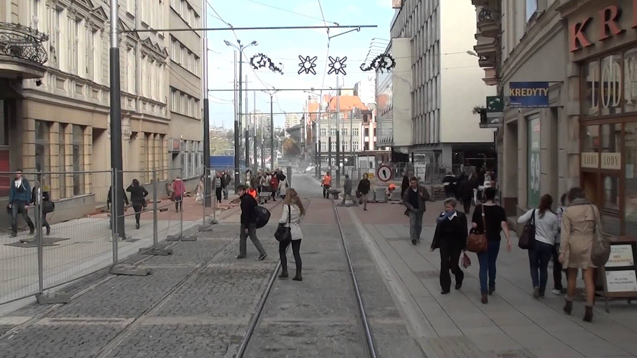 (15.10.12) Przejazd tramwajem na odcinku Katowice Rynek - Konopnickiej Dworzec