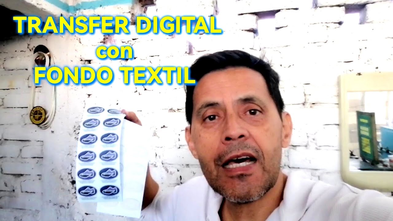 TRANSFER DIGITAL con FONDO TEXTIL #emprendimiento #serigrafisaconisa#serigrafiatextil