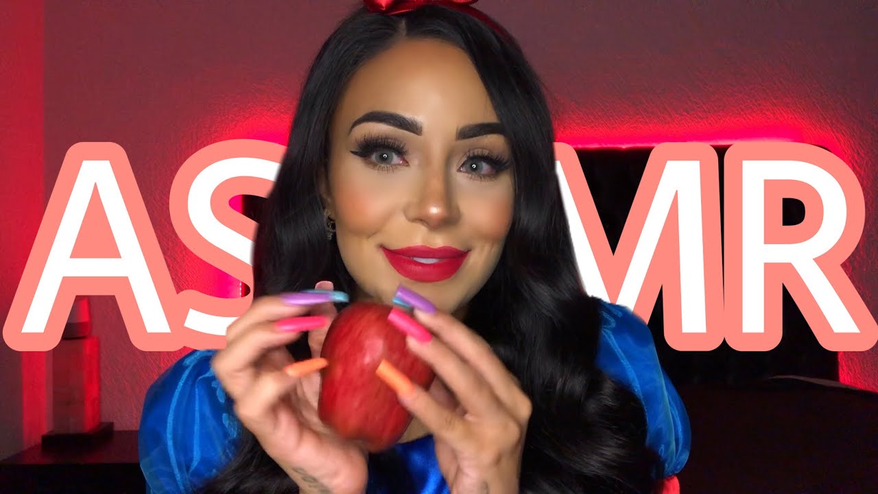 ASMR en español BLANCANIEVES HACIENDOTE CARIÑOS ASMR MIMOS