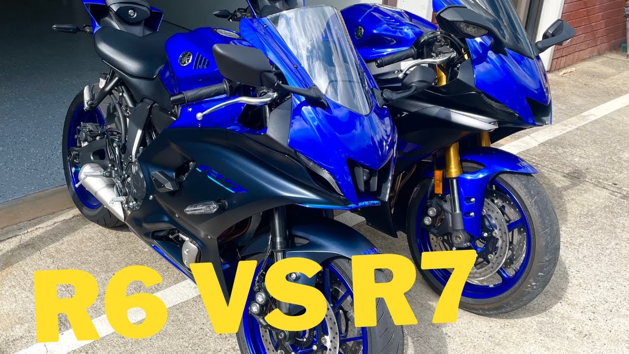 Сравнение Yamaha R6 и R7 и первые впечатления