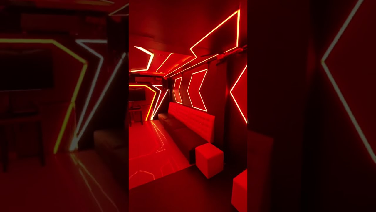 แนะนำงานติดตั้งห้อง KTV ไฟ LED Strip Mapping ห้องปาร์ตี้