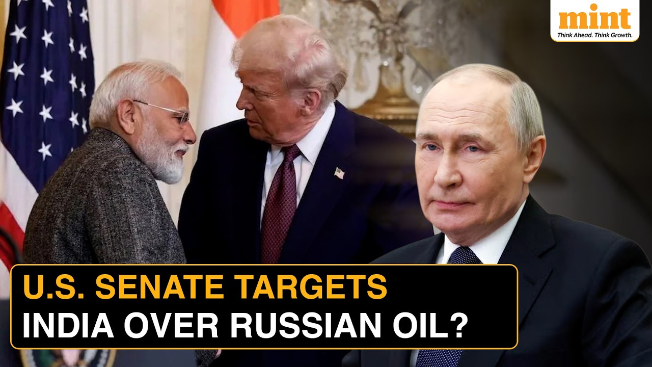 100% US Tariffs on India? Senate Pushes Tough Russia Sanctions Bill Over Oil Imports |US-India Trade