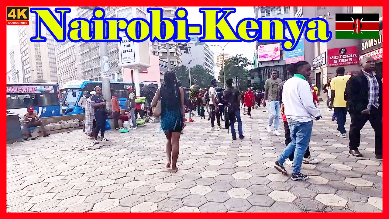 🇰🇪Nairobi Walking Tour in 4K | Real City Streets & Urban Life