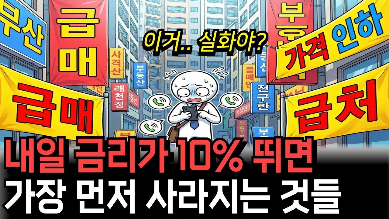 대한민국 경제위기 시뮬레이션.. 금리 폭탄 터지는 순간 우리가 겪게 되는 끔찍한 일들 || 숫자로 읽는 세상