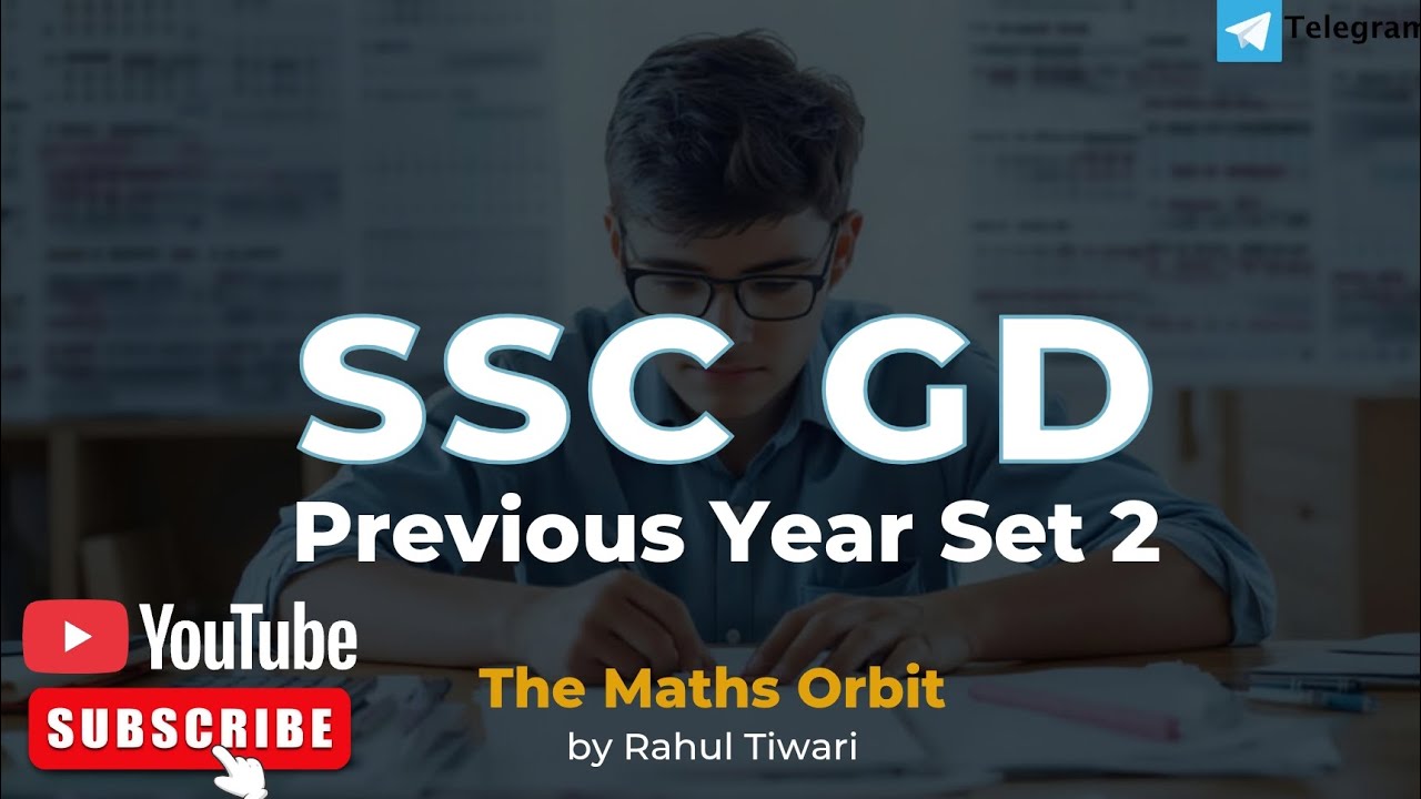 SSC GD Maths Classes 2026 | SSC GD Maths Practice Set 02 | SSC GD Maths 2026 | Maths by Rahul tiwari
