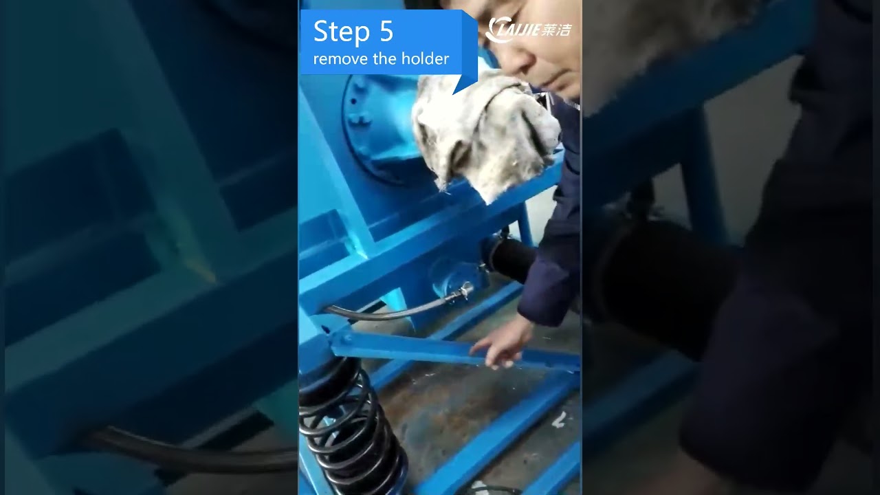 How to install commercial washing machine LAIJIE BRAND?
