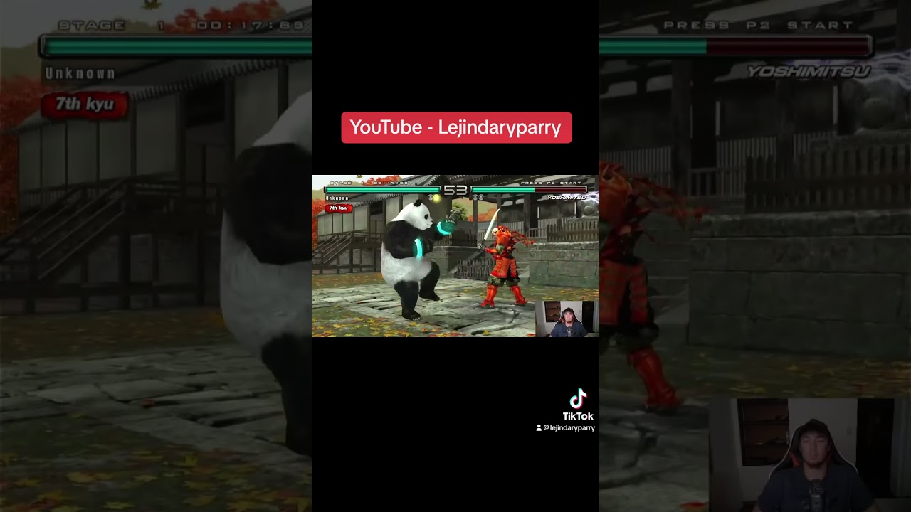PANDA VS YOSHIMITSU PART 2 #tekken #tekken5 #gaming #fgc #tekken5darkresurrection #gamingshorts