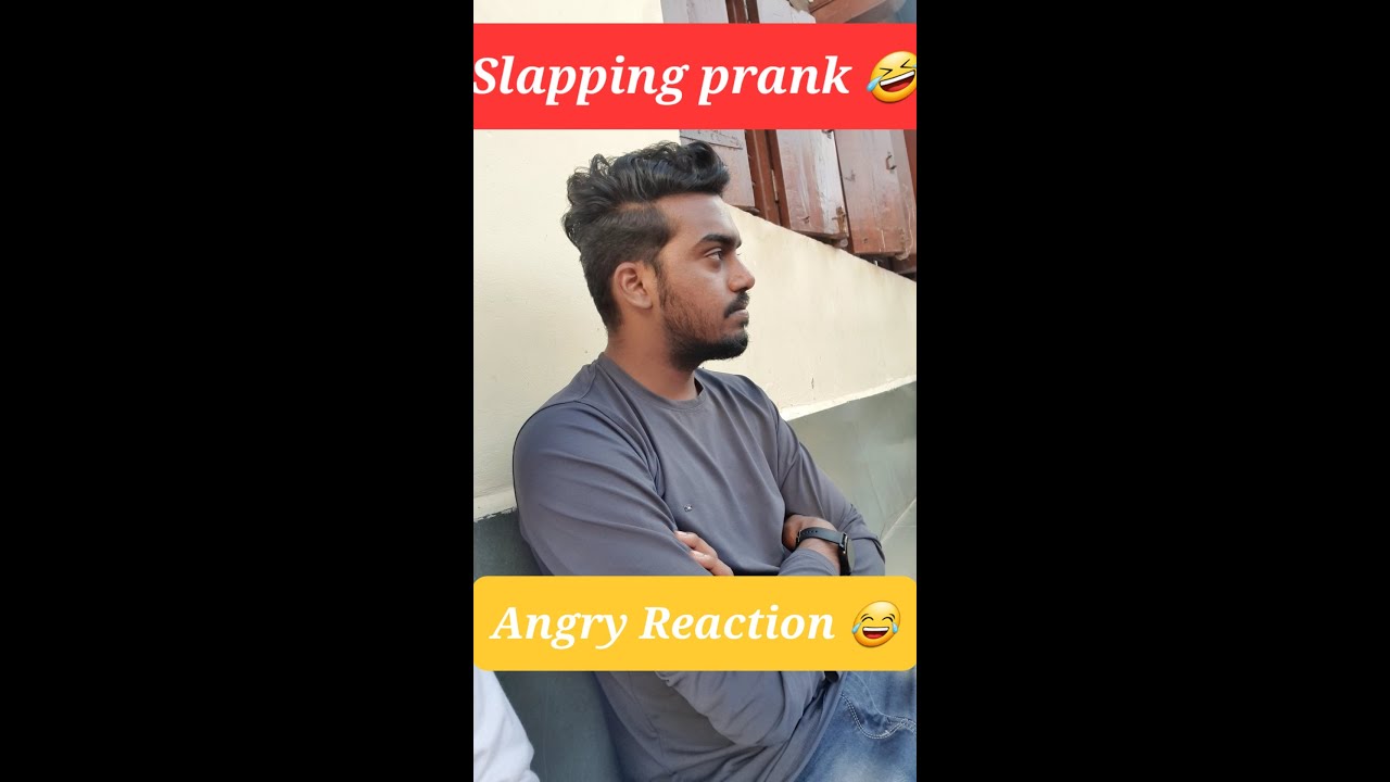 #shorts Slapping him in public | Funny Angry Reaction video | AnGryy Nair |