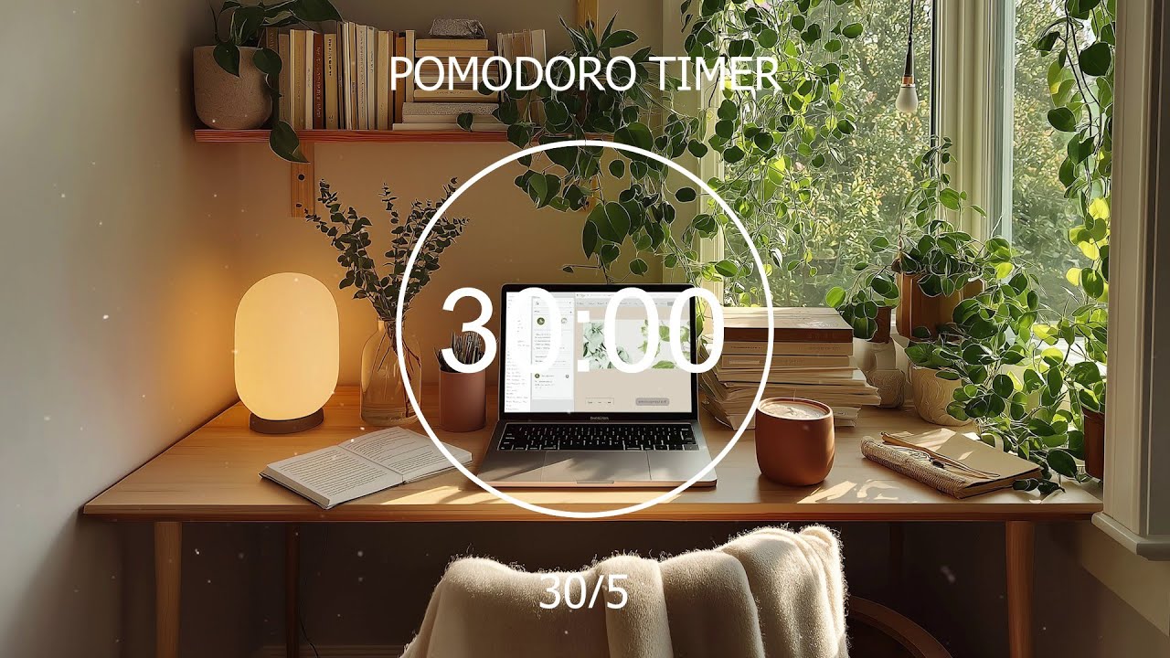 A Fresh Moring for a Fresh Morning 🌱 Calm Lofi - Pomodoro (30/5) for Work/Study/Focus 🔔 Keep Study