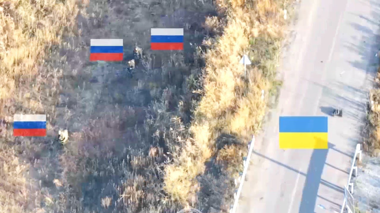 Впервые: украинский наземный робот уничтожает российские войска.