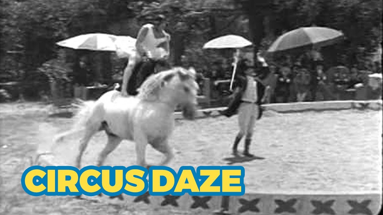 Circus Daze (1928) Poodles Hanneford  | Short, Comedy, Silent Film