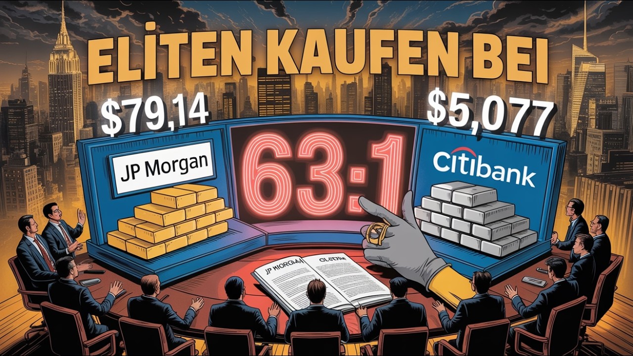 GOLD/SILBER 63:1: JP MORGAN kauft - ELITEN-STRATEGIE entlarvt!