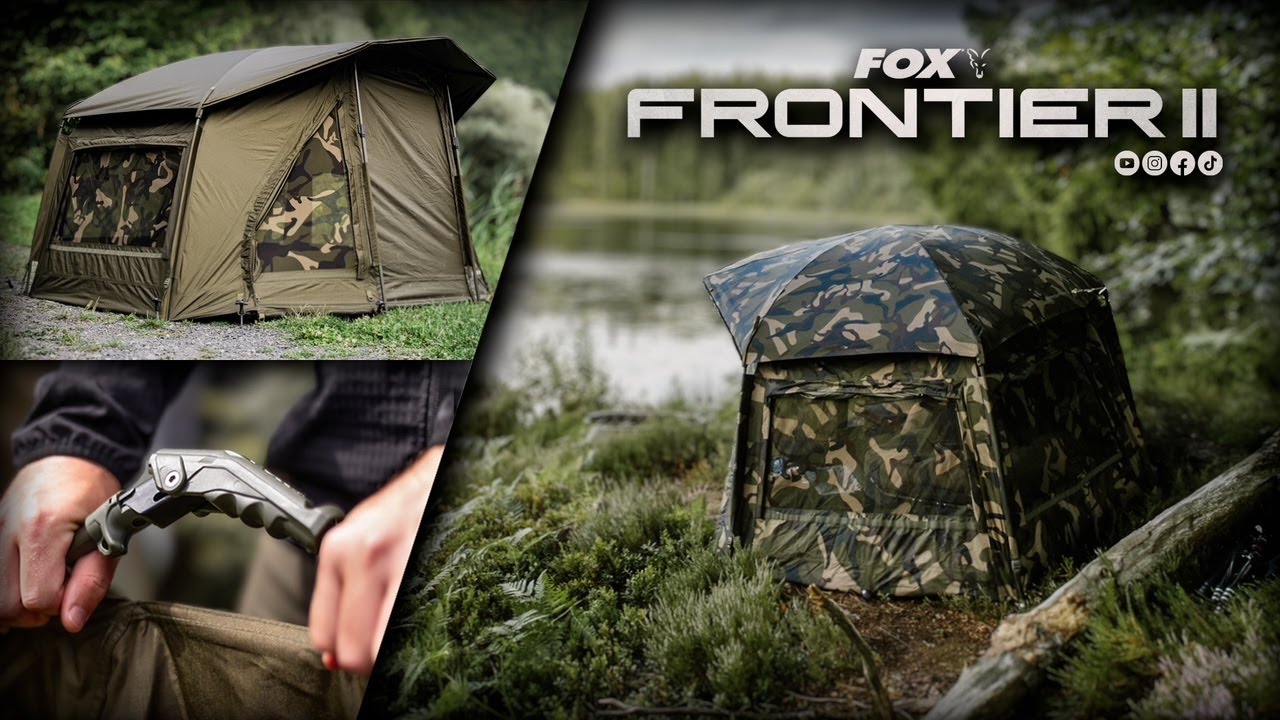 Frontier II – najwyższa półka wśród namiotów karpiowych 🦊 Fox carp fishing