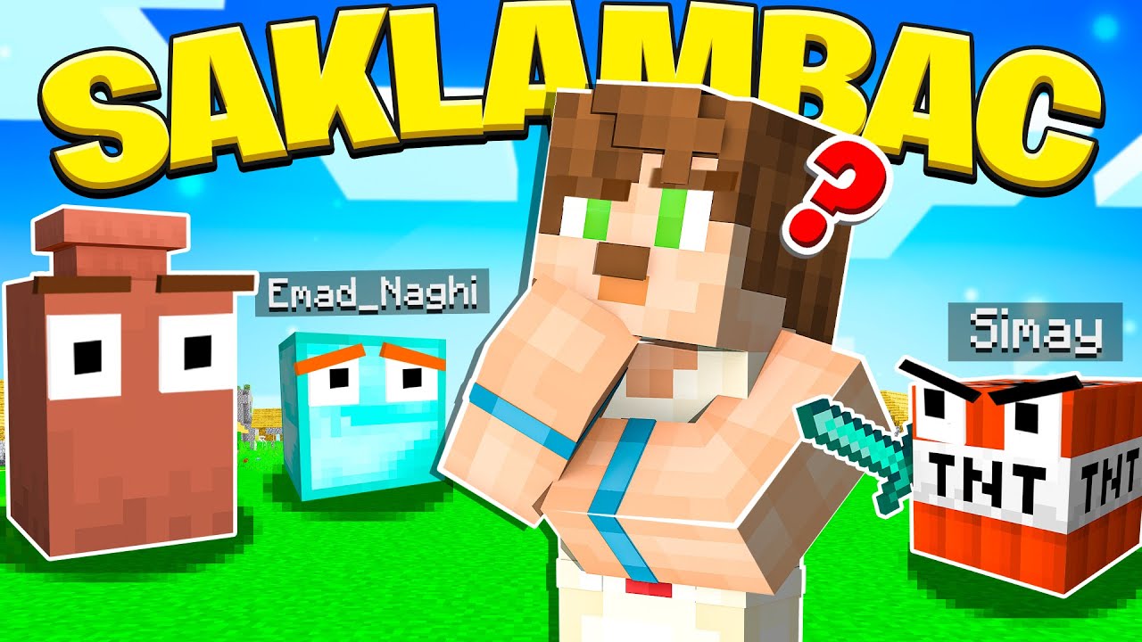 Minecraft’ta BLOKLARA Dönüşüp Saklandık!