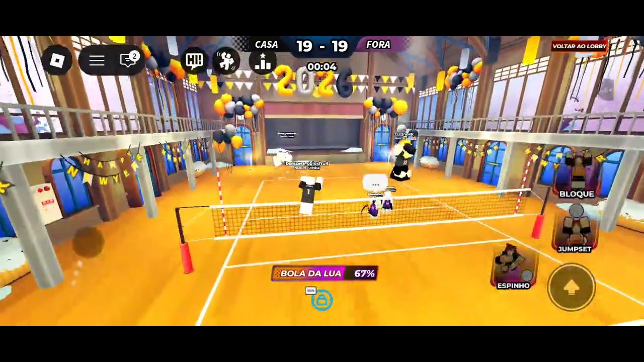 Jogando lendas do vôlei 